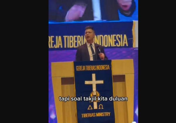 Kocak! Khotbah Pendeta Marcel Saerang: Agama Kita Toleran, Tapi soal Takjil Kita Duluan