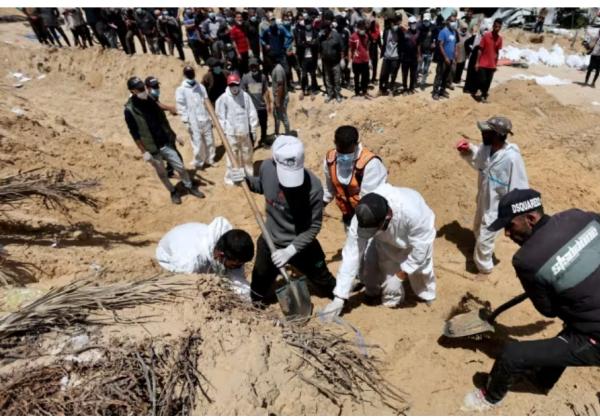 Kuburan Massal Ditemukan di RS Nasser, Israel Diduga Lakukan Pembantaian Brutal Terhadap Warga Gaza