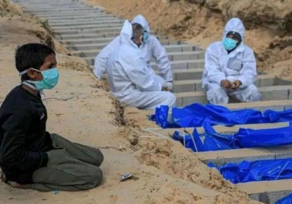 80 Jasad Ditemukan di Kuburan Massal Kompleks Al-Shifa Gaza
