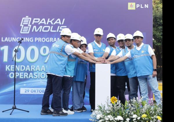Pimpin Transisi Kendaraan Listrik, PLN Targetkan di 2024 100 Persen Operasional Pakai Molis