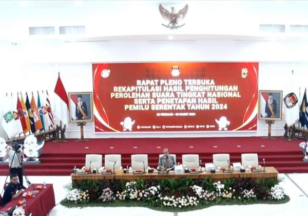 KPU Gelar Rapat Pleno Rekapitulasi Tingkat Nasional, DIY Yogyakarta Jadi Provinsi Pertama