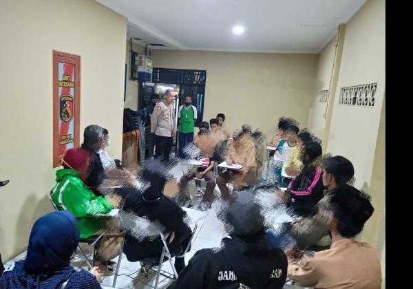 Kedapatan Nge-BM, Belasan Pelajar di Kota Tangerang Digiring Polisi