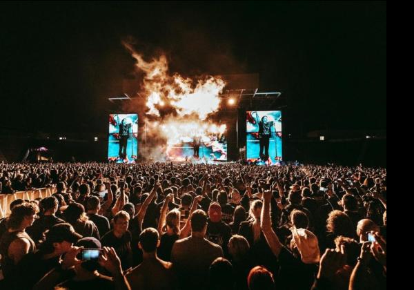 Ratusan Personel Amankan Konser Avenged Sevenfold A7X di Senayan