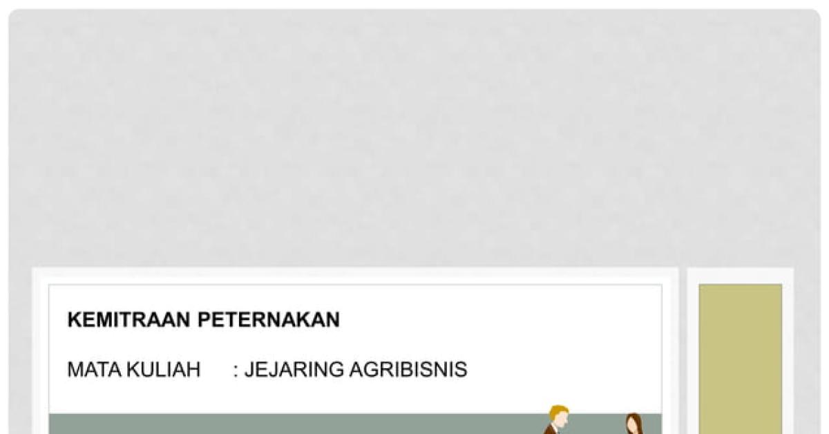 Mengenal Bentuk Kerjasama Hubungan Kemitraan dan Kewajiban Kemitraan 