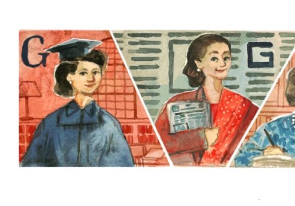 Keren! Google Doodle Rayakan Kelahiran Siti Latifah Herawati Diah ke 105
