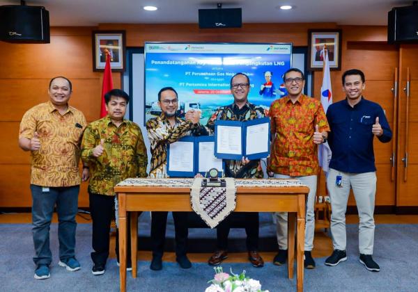 Jaga Kehandalan Pasokan Gas Bumi, PGN - PIS Sinergi Pemanfaatan Moda Transportasi LNG