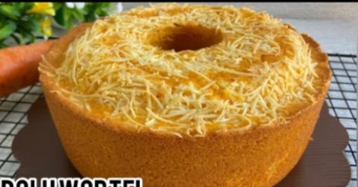 Bolu Wortel Takaran Sendok, Meski Tanpa Mixer Bisa Jadi Kue Lembut dan Gembul, Intip Resep dan Cara Buatnya
