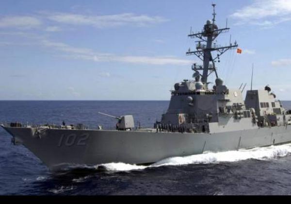 China Geram, Kirim Kapal Perang dan Jet Tempur Bayangi Kapal Perang Amerika yang Lintasi Selat Taiwan