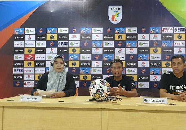 Lupakan Kekalahan Perdana, FC Bekasi City Sudah Siap Menghadapi Nusantara United Di Kandang