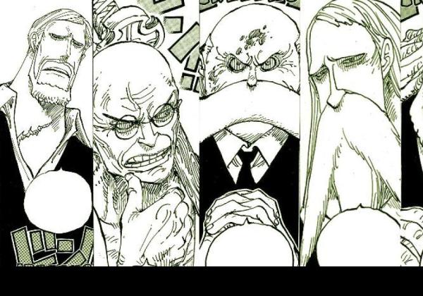 Review Manga One Piece Chapter 1117:  Dr. Broadcast Vegapunk Terputus, Robot Kuno Raksasa Terjatuh!