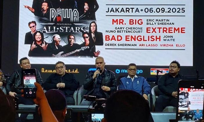 Ada pertandingan Indonesia vs Bahrain, Konser Dewa 19 All Stars 2.0 Diundur Hingga September