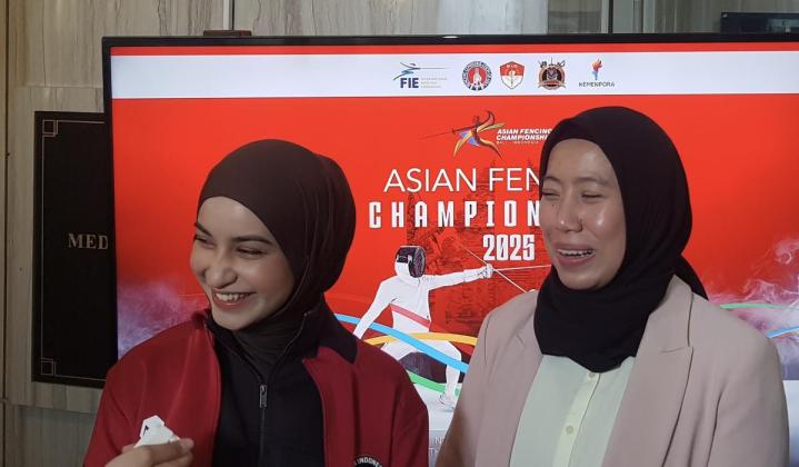 Cut Intan Nabila Bangga Dijadikan Duta Anggar Indonesia