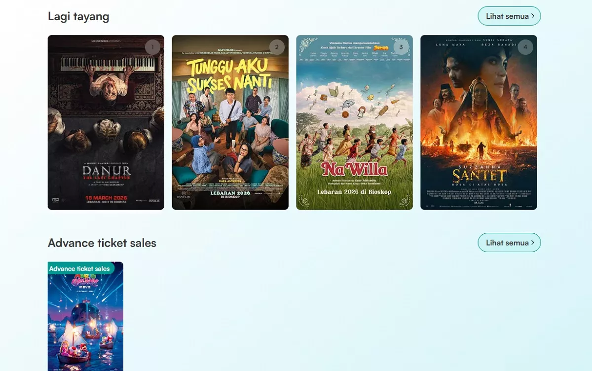 Daftar Film Bioskop Lebaran 2026: Dari Horor Suzzanna hingga Danur