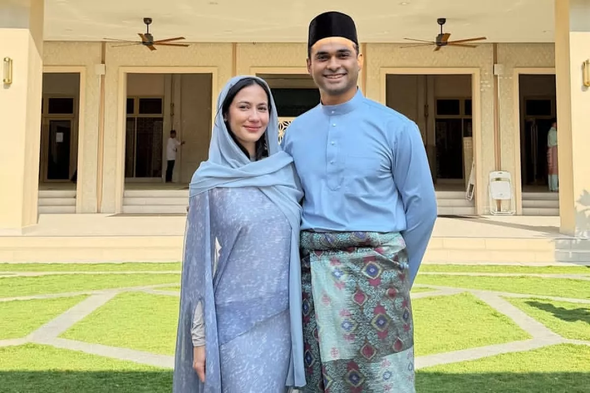 Momen Pevita Pearce Rayakan Lebaran di Malaysia Bareng Suami