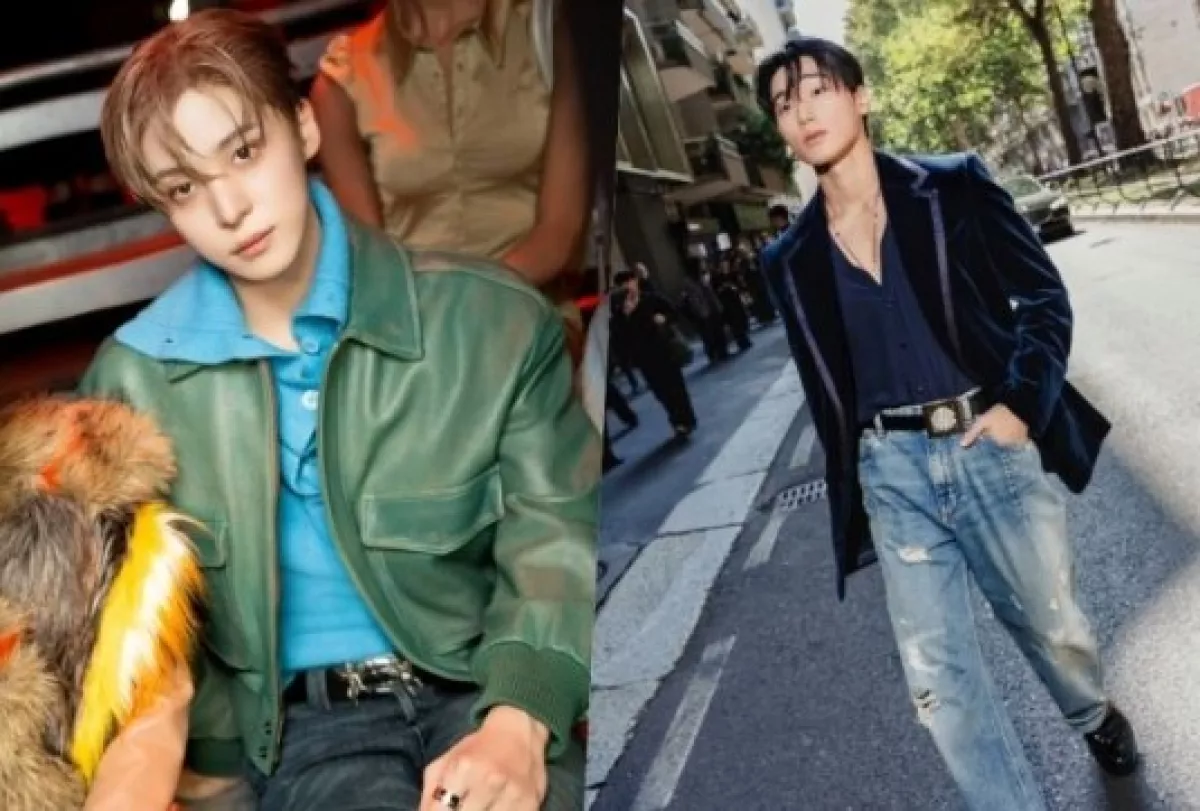 Yunho dan San dari ATEEZ Bikin Heboh Italia dengan Gaya Busana Mereka