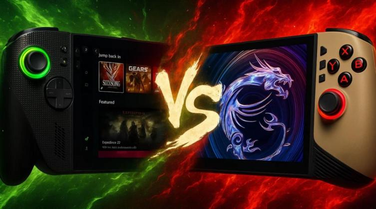 Mending Pilih yang Mana, ROG Xbox Ally X atau MSI Claw 8 AI+?