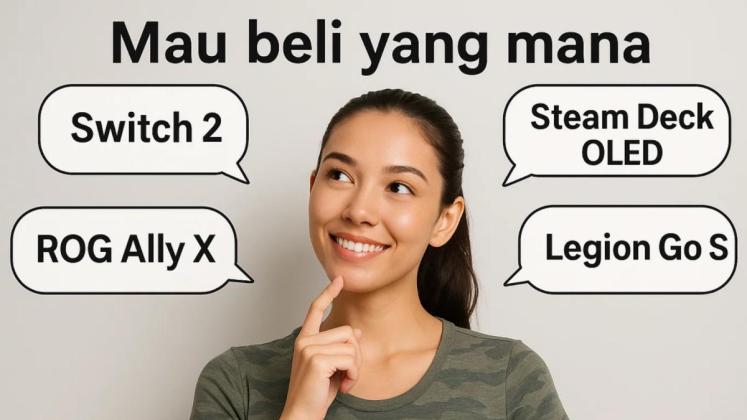 Switch 2 vs Steam Deck OLED vs ROG Ally X vs Legion Go S: Pilih yang Mana?