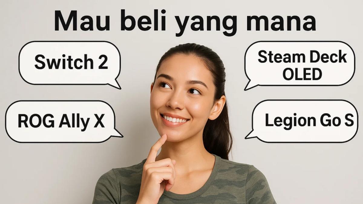 Switch 2 vs Steam Deck OLED vs ROG Ally X vs Legion Go S: Pilih yang Mana?