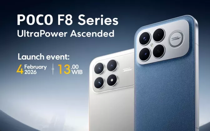 Poco F8 Series Meluncur 4 Februari, Bawa Dual Chipset dan Kamera Periskop 50 MP