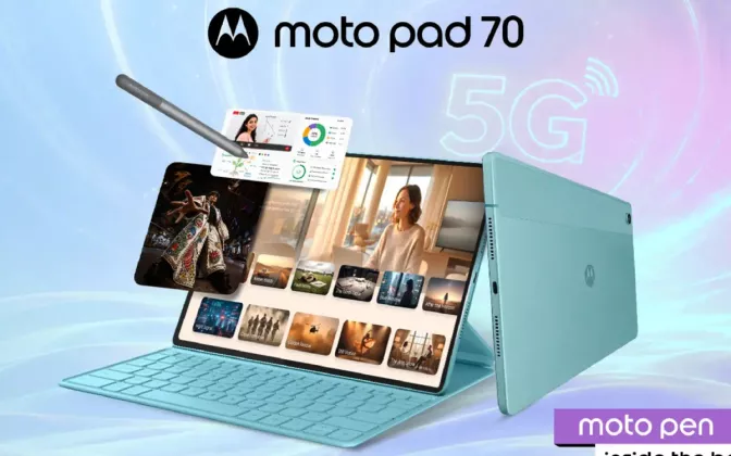 Intip Spesifikasi dan Harga Moto Pad 70 yang Baru Rilis: Punya Layar Tajam dan Bodi Tipis!