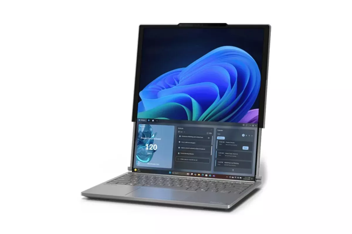 Lenovo Kembangkan Laptop Layar Gulung Horisontal Berkode Proyek 'Swan'