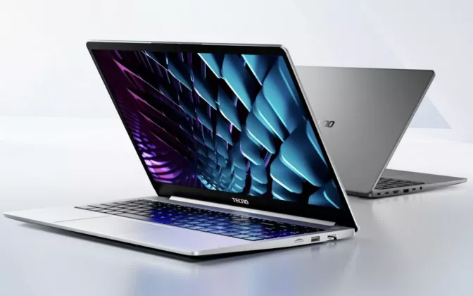 Spesifikasi Tecno Megabook K15S: Laptop Aluminium Ringkas Baterai 70 Wh