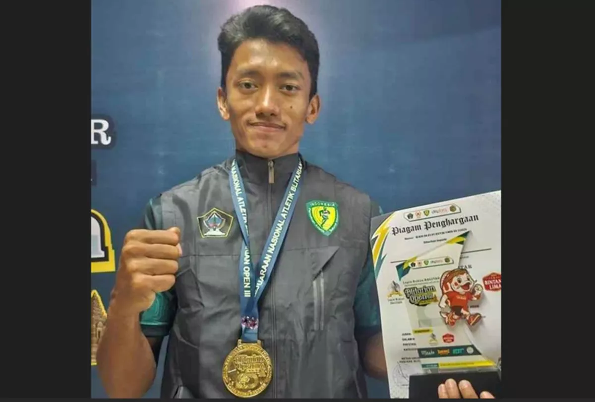Polisi Lamongan Juara! Bripda Tegar Sabet Emas Kejurnas Atletik 2026