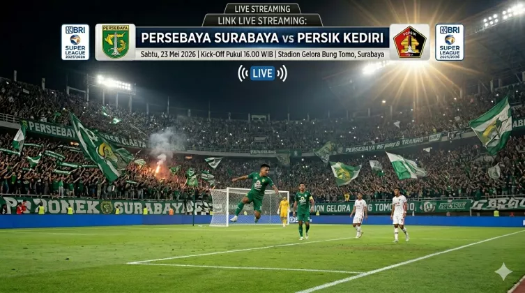 Bonek Wajib Merapat! Link Live Streaming Persebaya vs Persik Kediri, Kick-Off 16.00 WIB