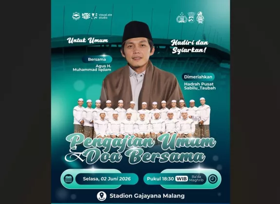 Hari Ini, Gus Iqdam Pimpin Doa Khidmat untuk Korban Tragedi Kanjuruhan Malang