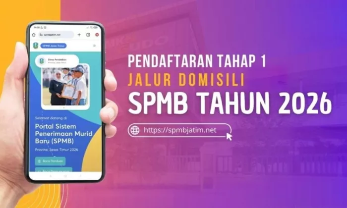 ATURAN ANYAR! Pendaftaran Jalur Domisili SPMB Jatim 2026 Resmi Dibuka, Jarak Rumah Penentu Mutlak, TELAT SITIK BABLAS!