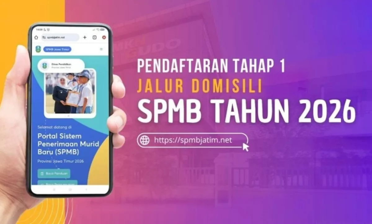 ATURAN ANYAR! Pendaftaran Jalur Domisili SPMB Jatim 2026 Resmi Dibuka, Jarak Rumah Penentu Mutlak, TELAT SITIK BABLAS!