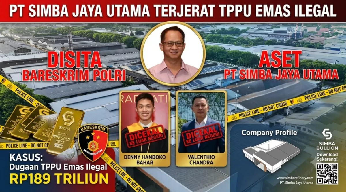 TERBONGKAR! Sidoarjo Jadi Pusat CUCI UANG Emas Ilegal Rp189 Triliun! PT Simba Jaya Utama Terjerat TPPU, Ada PEJABAT yang Terlibat?