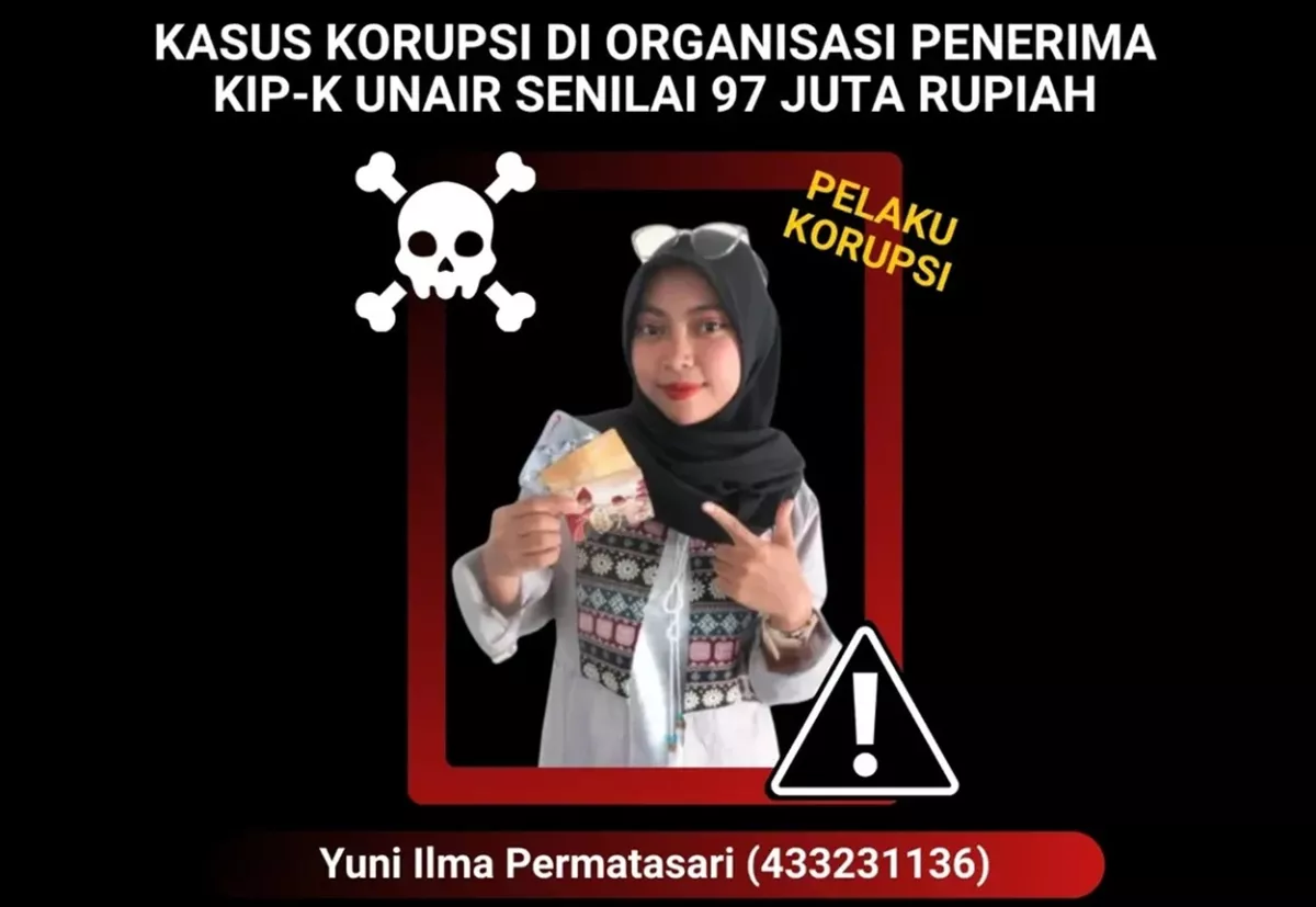 MAHASISWI SURABAYA KORUPSI! Menteri Keuangan KIP-K Unair Diduga Embat Dana Iuran Rp 97 Juta, 