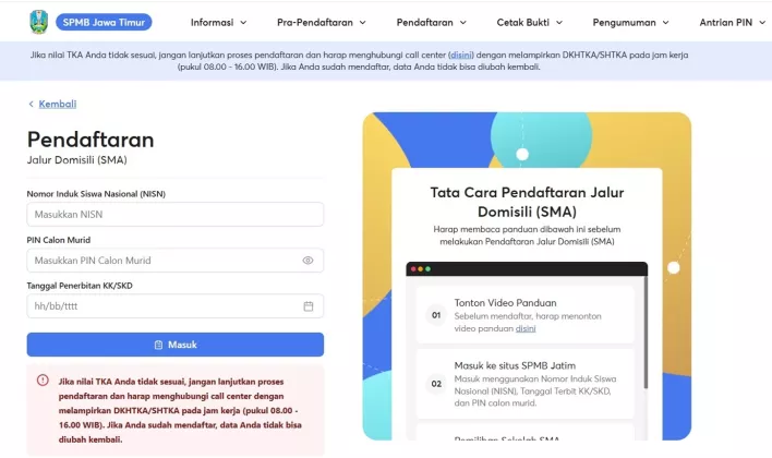 SPMB Jatim Tahap II 2026: Perang Terakhir Masuk SMA/SMK Negeri, Cek Jadwal & Syarat Penting Ini