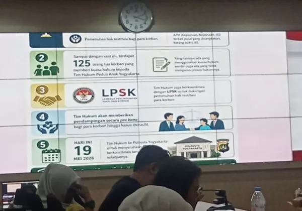 Kawal Kasus Daycare Little Aresha, Tim Hukum Pemkot Yogyakarta Dampingi 125 Orang Tua Korban