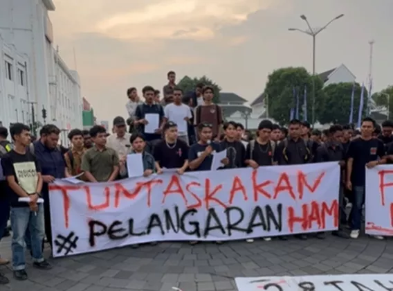Gugat Pemerintahan Prabowo Gibran, Forum BEM DIY Gelar Aksi Reformasi Jilid 2 di Titik Nol Kilometer