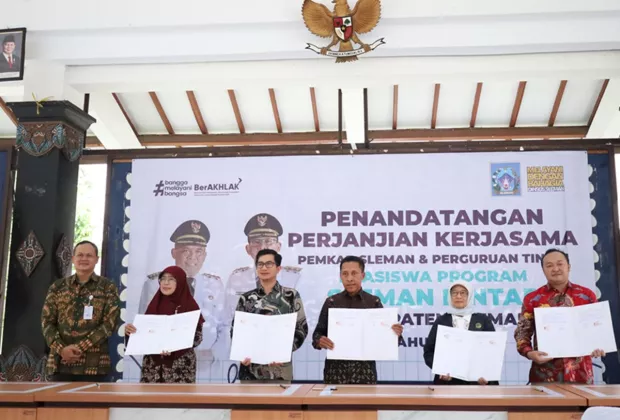 Targetkan Satu Sarjana di Setiap Keluarga Miskin, Pemkab Sleman Gandeng Puluhan Rektor di DIY