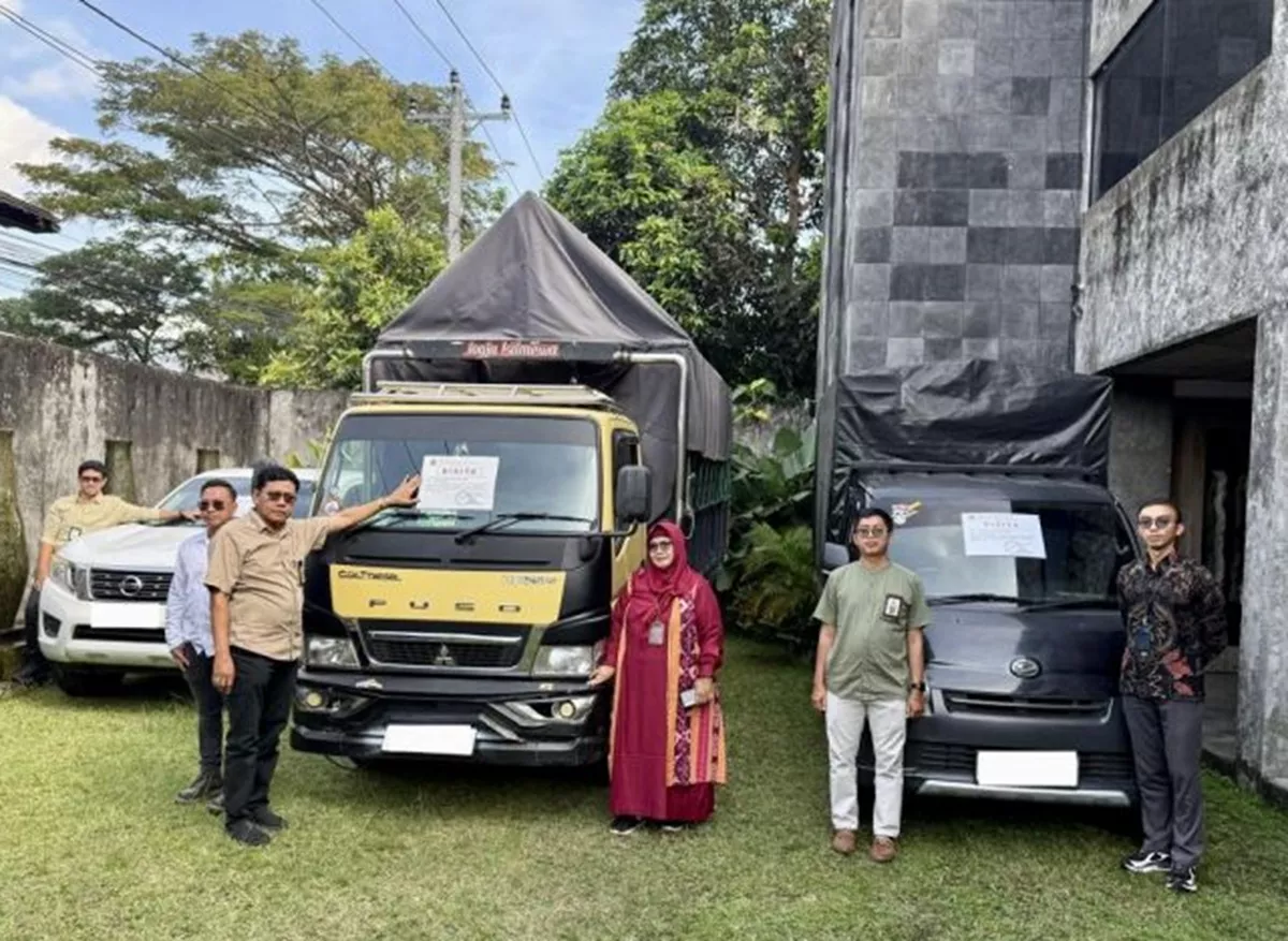 Pajak Nunggak RP17 Miliar, KPP Pratama Bantul Sita Tiga Kendaraan Operasional PT H