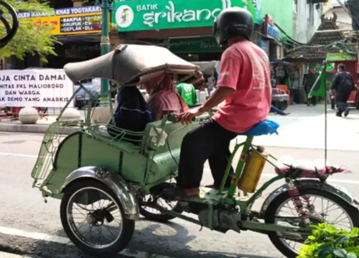 Malioboro Bebas Bentor: Dishub Mulai Tarik Becak Motor Ilegal dan Ganti Pakai Listrik!