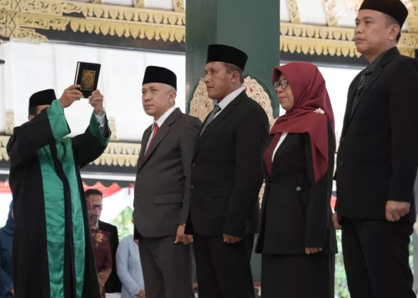 Rombak Gerbong Birokrasi, Bupati Sleman Lantik Sekda Baru dan Puluhan Pejabat