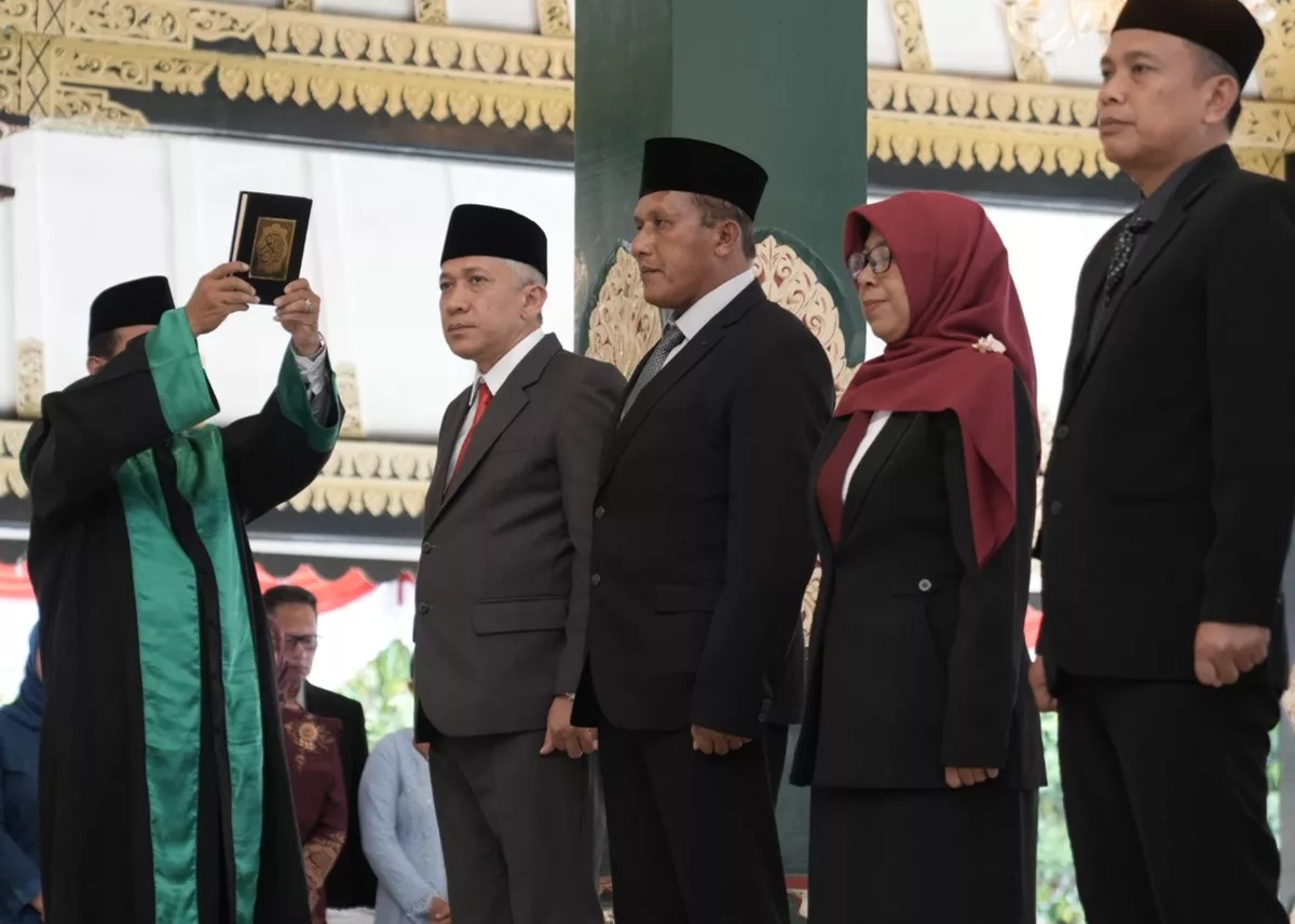 Rombak Gerbong Birokrasi, Bupati Sleman Lantik Sekda Baru dan Puluhan Pejabat