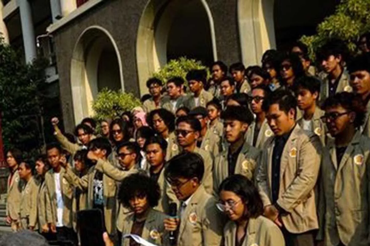 Usai Ricuh di GIK Mahasiswa UGM Buka Suara, Sampaikan Empat Tuntutan ke Pemerintah