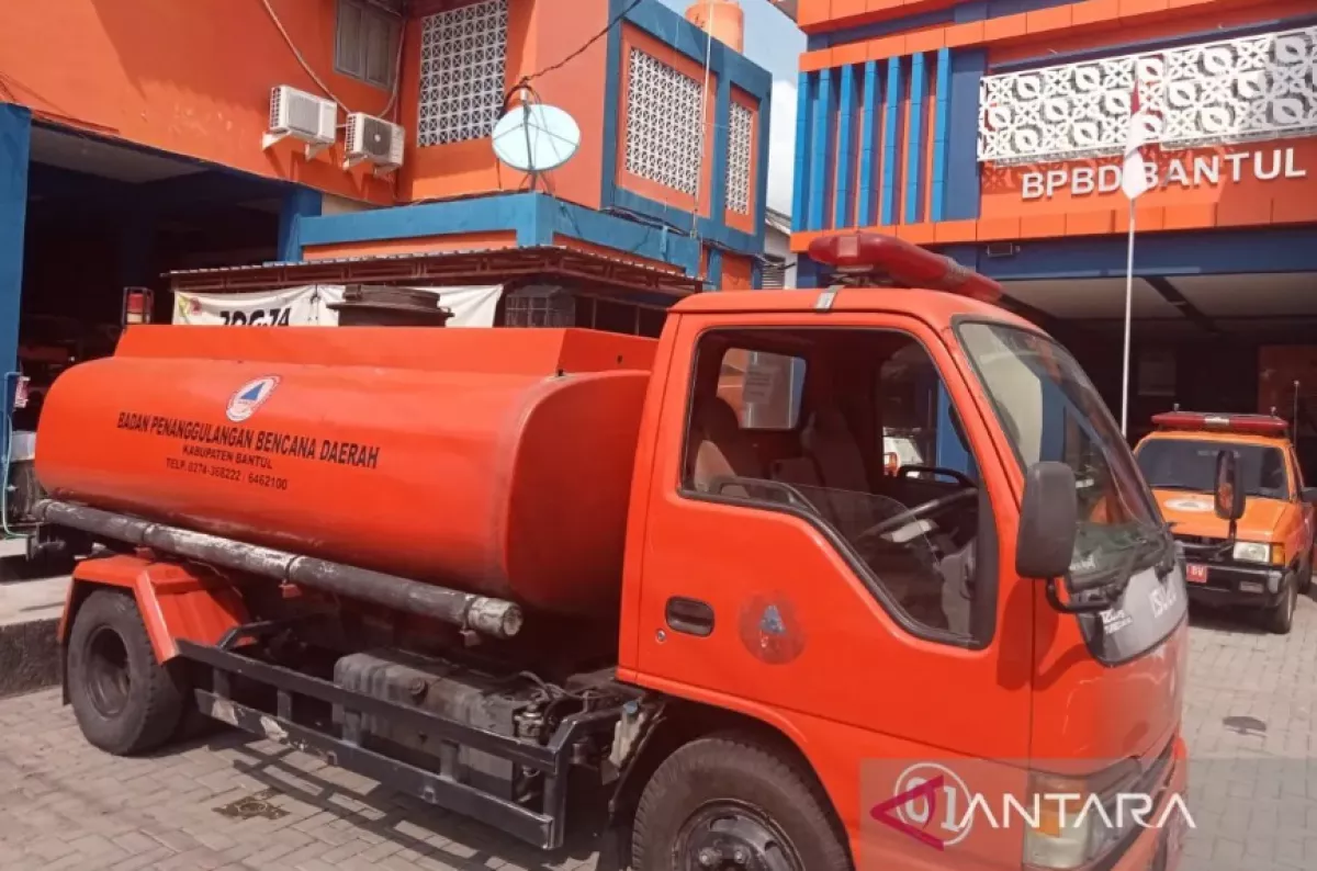 BPBD Bantul Larang Bantuan Air Bersih Dipakai Cuci Motor