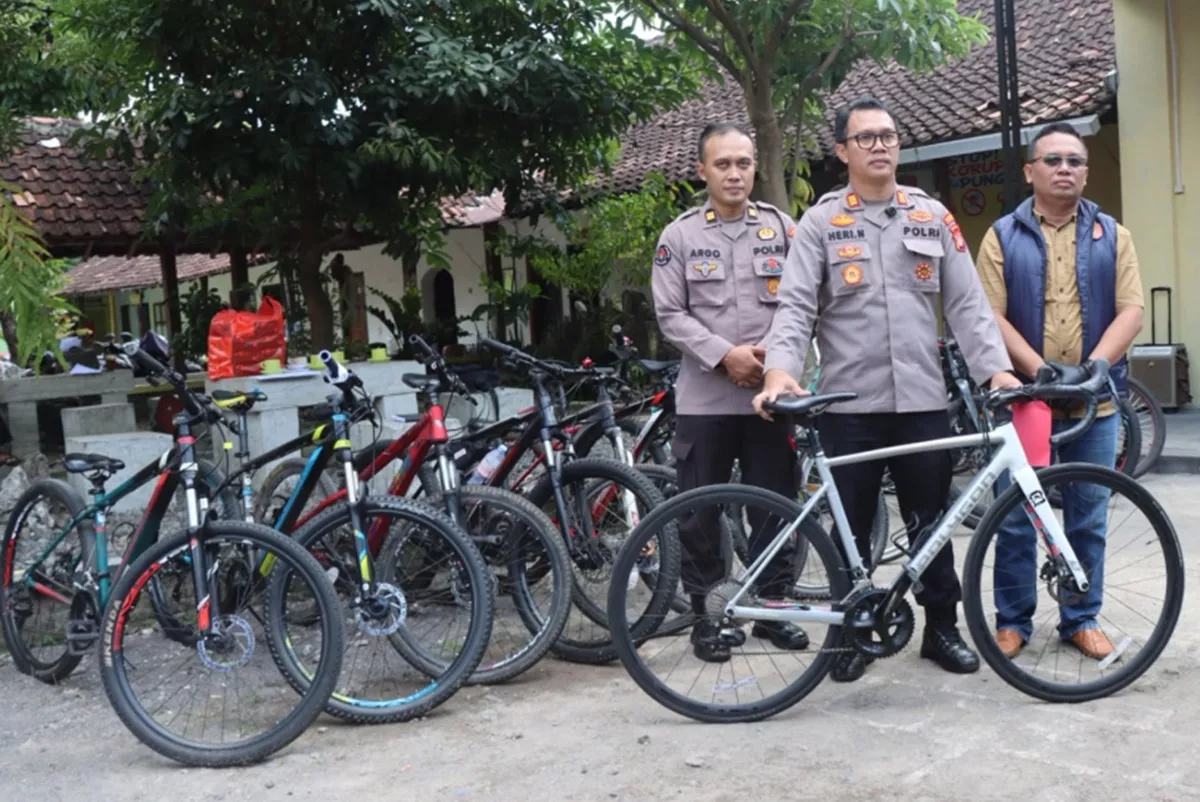 Kakek Residivis Spesialis Sepeda Ontel Mahal Lintas Sleman-Bantul Dibekuk, Belasan Unit Disita