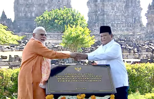 Relief Ramayana Candi Prambanan Jadi Saksi Hubungan 1.000 Tahun Indonesia dan India