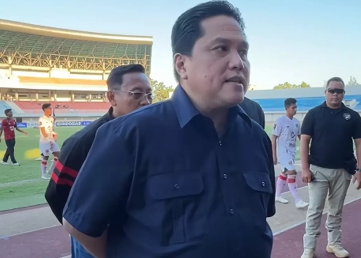 Erick Thohir Turun Tangan Rayu KPK Selesaikan Masalah Stadion Mandala Krida