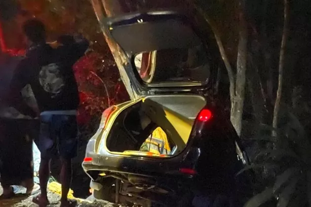 Silau Sorot Lampu Kendaraan Lain, Mobil Xenia Terperosok ke Jurang Dlingo Bantul