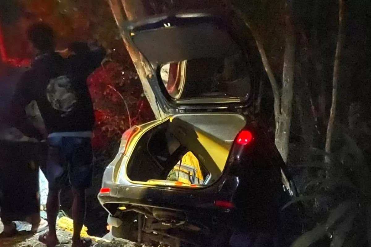 Silau Sorot Lampu Kendaraan Lain, Mobil Xenia Terperosok ke Jurang Dlingo Bantul
