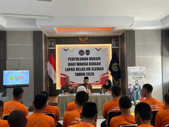 Wujud Pengabdian Masyarakat, Akademisi UWM Hadir Edukasi Warga Binaan Lapas Cebongan