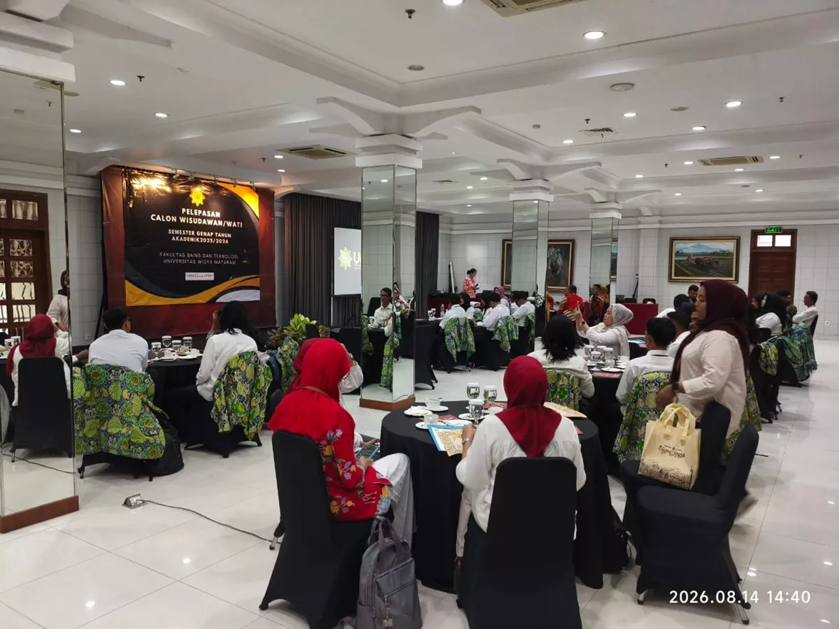 FST UWM Lepas 24 Calon Wisudawan, Dekan Tekankan Kunci Sukses Persaingan Dunia Nyata